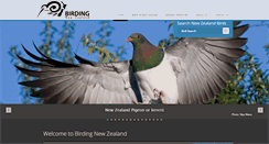 Desktop Screenshot of birdingnz.co.nz