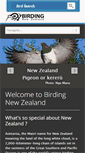Mobile Screenshot of birdingnz.co.nz